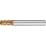 TSC Series Carbide Composite Radius End Mill, for High-feed machining, 4-Flute, 45° Spiral/Short Model