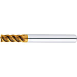 TS塗層硬質合金粗銑端銑刀，45°螺旋/細節距/長柄，常規型號