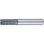 XAC係列硬質合金高螺旋立銑刀，用於高硬度鋼的加工，多刀片，45°扭轉/常規型