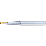 TSC Series Carbide Tapered Neck Ball End Mill, for High-Hardness Steel, 2-Flute / Tapered Neck Model
