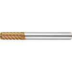 TSC Series Carbide Radius End Mill for High-Hardness Copper Machining, Multi-Blade, 50° Spiral / Short Model