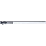 DLC塗層硬質合金方形立銑刀，用於鋁加工，三槽/短根，長柄型