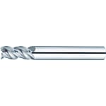 Fresa de extremo cuadrado de carburo para mecanizado de aluminio, modelo de 3 flautas / longitud de flauta 2D (corto)