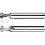Carbide T-Slot Cutter, 2-Flute / 4-Flute, Ball