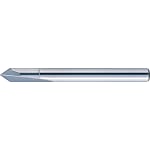 Carbide Straight Blade V Groove / End Mill for Chamfering 2-Flute / V Groove / Tip Core Thickness Specified Type