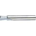 Cutter for Sprue/Runner Lock, Reverse Taper / 2-flute / Straight Edge