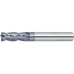 XAL係列硬質合金四方立銑刀，4槽/2.5D槽長型號