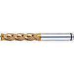 AS Coated Powdered High-Speed Steel Roughing End Mill, Long, Center Cut