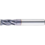TiAlN Coated High-Speed Steel Roughing End Mill, Short, Center Cut