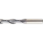 TiCN Coated Powdered High-Speed Steel Square End Mill, 2-Flute, Long