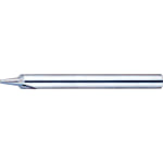 Carbide Straight Blade Tapered End Mill, 2-Flute, with Chamfering Blade
