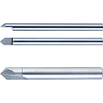 Carbide Straight Blade End Mill for V Grooving and Chamfering, V Groove/Minimum Tip Core Thickness Model