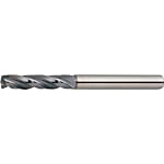 TiAlN Coated Carbide 3-Flute Drill, Stub Model, Regular