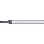 Cortador de roscado de carburo recubierto de TiAlN, para acero de alta dureza / para roscas métricas internas