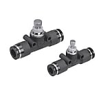 スロットルバルブ TVUシリーズ ユニオンストレート