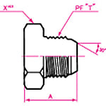 PT接続PF30°FCS オスプラグ