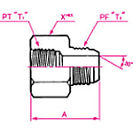 PT接続PF30°FCS メスコネクター