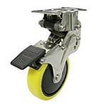 NPR型固定車プレート式・帯電防止性ウレタン車（ストッパー付）