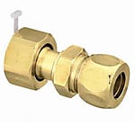 黄銅継手 ナット付ハーフユニオン（黄銅製スリーブ）