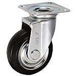 中荷重用キャスター J型旋回金具（サイズ130mm）