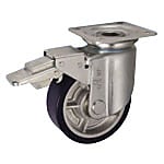 重荷重用キャスター JMB型ストッパー付旋回金具（サイズ150mm～200mm）