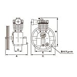 圧縮機本体 一段圧縮機GHO-1C