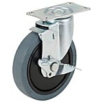 静クッション製キャスター 420BBE・413BBE・420BER 車輪径100・125mm