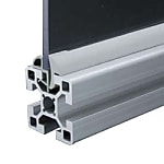 アルミ構造材 SF30 溝幅8mmタイプ パネルフィックスS （カット品）