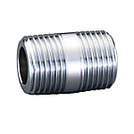 R1/2"×R1/2" 給水管用丸ニップル（クロムメッキ）