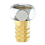 G1/2"×15.5mm ホースカップリング 黄銅