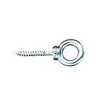 4×25mm/10mm径 アイスクリュー（ステンレス製）