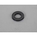 M10/10.5x20x2.0mm 平ワッシャー(ナイロン製/黒/20枚