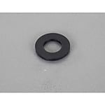 M5/5.3x10x1.0mm 平ワッシャー(TPR製/黒/10枚)