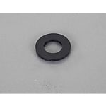 M8/8.4x18x1.5mm 平ワッシャー(TPR製/黒/10枚)