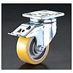 125mm キャスター(自在金具・後輪ブレーキ付)