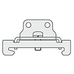 ワンタッチ管継手付スピードコントローラ インラインタイプ ASシリーズ DINレール対応ブラケット