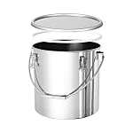 316L Suspended Airtight Container With PTFE Packing (Clip Type) [CTB-PTFE-316L]