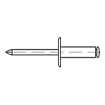 ART 88416 Open end blind rivets