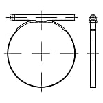 DIN 3017 Hose clamps