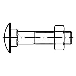 DIN 603 Mushroom head bolts