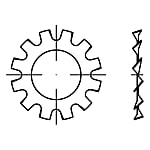 DIN 6797 Toothed lock washers