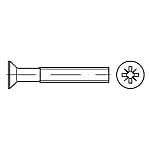 DIN 965 countersunk flat head screws