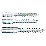 MIYAGAWA M12四角穴付スタッド木ねじ 三価クロメート 9X50 3本入