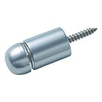 TRUSCO サインナット半丸 クロームメッキ