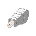 Hinged Chain Conveyors / 180° deflection / with extended shaft, right / left / EURO-flex 85