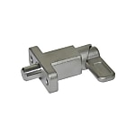 Spring latches with flange for surface mounting / GN 722.2