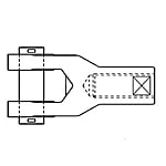 2山先端金具（Y先）ピン付
