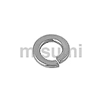 スプリングワッシャー ばね座金 2号