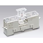 ヒューズホルダー 横型連結式 F-700-BL（溶断表示付ヒューズキャリア付）