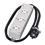 AC250V/20A×1.0m 三相タップ（接地3P）